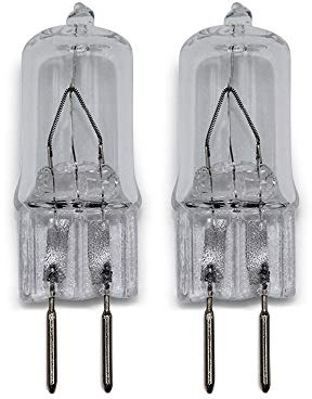 lumenivo Microwave Light Bulbs 120v 20w GY6.35 T4 and Small Appliance Replacement Bulbs Over Stove Light Bulb – Halogen Oven Light Bulb for Oven Range - Microwave Light Bulbs Under Hood - 2 Pack
