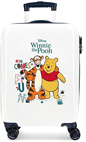 Disney Winnie The Pooh Equipaje- Equipaje para niños, Unisex niños, Blanco, única