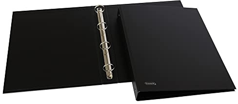 Favorit Ringordner Sprint aus Karton, 22 x 30 cm, 4 runde Ringe, 30 mm, schwarz