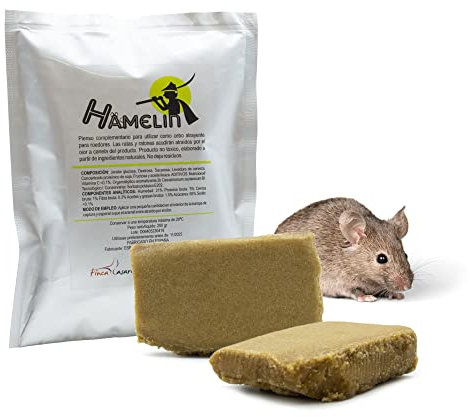 FINCA CASAREJO Atrayente de Ratones y Ratas | Pack 10 uds de Hamelin 200g | Producto Natural para el Control de Plagas | Irresistible Olor y Sabor para Atraer a los Roedores y Atraparlos Vivos