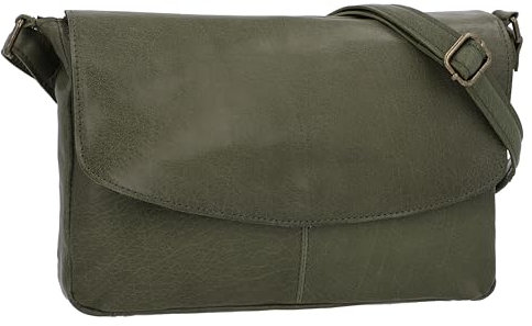 Gusti Leder Umhängetasche Damen - Maisie – Kleine Ledertasche Damen aus Rindsleder - Vintage Umhängetasche Leder mit Reißverschluss & Gurt