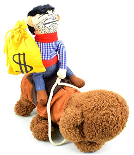 Housoutil pet Supplies haustierbedarf hundekostüme lustiges Hundekostü Hunde-Outfit warm lustiges Kostü für Haustier Hundekleidung Karikatur Verwandlungs-Outfit Marionette