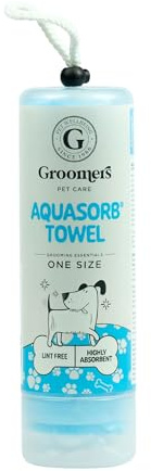 Groomers Pet Care - Aquasorb Absorbent Chamois - Medium - Pet Towel - Reusable
