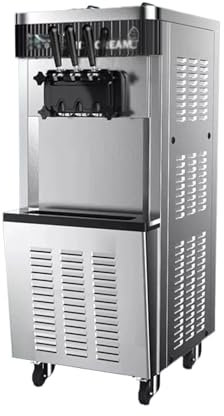 Hhaoran-9868 Eismaschine Vollautomatische kommerzielle Eismaschine, Milchtee-Shop, Eismaschine, Stall, süße Kegelmaschine Tisch-Eismaschine, lustiges Küchengerät