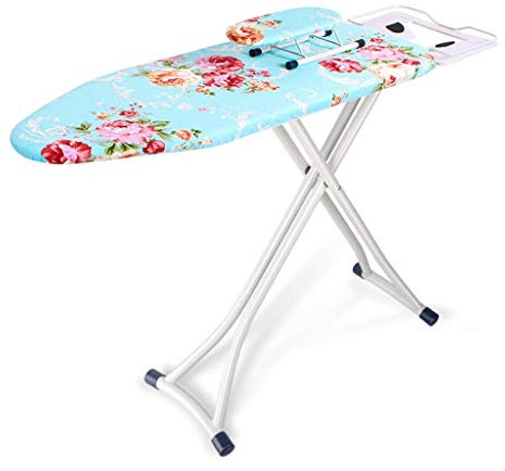 WJFTODAY Herramienta de Limpieza Tabla de Planchar Plegable, con Almohadilla térmica de sa térmica de Silicona Almohadilla de Hierro Tienda de Ropa Interior Lavadero Mesa de Planchar Altura Ajustable