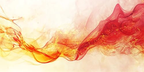 Malen Nach Zahlen Rot Malen Nach Zahlen Erwachsene Abstrakt DIY mit Rahmen Ölgemälde Set Malen Basteln mit Pinseln und Acrylfarben Kreativ Set für Erwachsene,Home Wand Dekor Geschenk 80x160cm E-1138