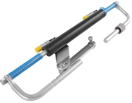 Cylindre de direction hydraulique hors-bord 90 CV 68 CC avec pompe de commande Valve bidirectionnelle intégrée et tuyaux de 7 m Système de direction hydraulique pour moteur hors-bord, bateaux de pêche