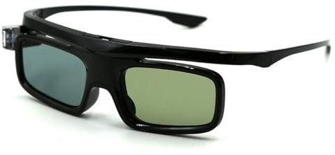 3D Glasses, Active Shutter Rechargeable Eyewear for 3D DLP-Link Projectors Cocar