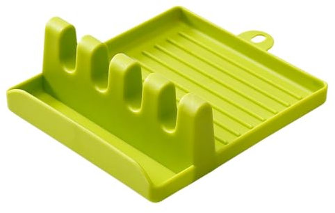 Cucchiaio con supporto per coperchio | Poggiautensili resistente al calore | Poggiamestolo, portacucchiaio per piano cottura, portautensili da cucina per cucinare, portautensili per barbecue