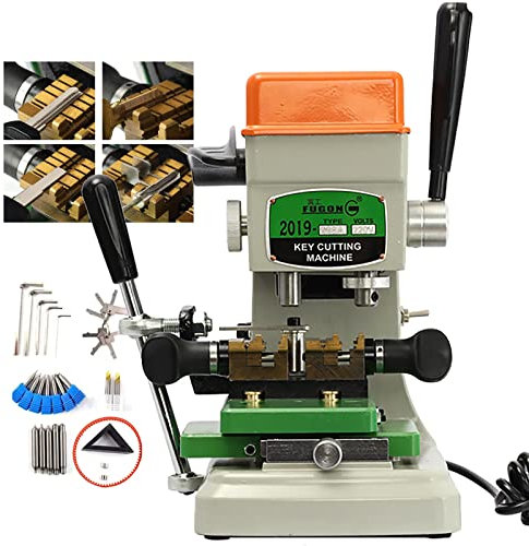 GCLCPAEN Máquina Duplicadora De Llaves De 180W, Mordaza Multifuncional, Fresadora Vertical, Control De Manija Móvil, Llaves De Diversas Especificaciones, Herramientas De Cerrajería