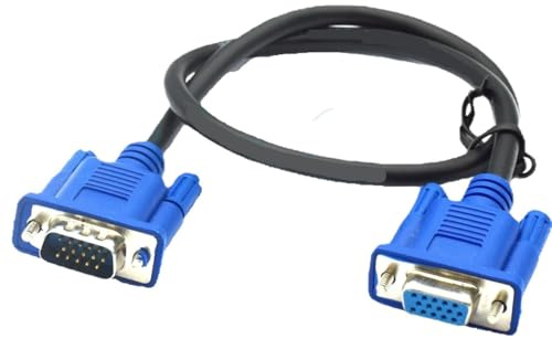 VCALDGFZ 30 cm 1,5 m 300 cm VGA till VGA-kabel 15 stift hane till hane hona förlängningskabel (hona-kvinna, 5 m)