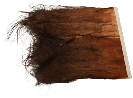 SHINEOFI Bâche Tiki en Écorce de Cocotier 50X45 CM Toiture Rétro Isolante en Feuilles de Palmier Naturelle pour Terrasse Jardin Clôture Matériau Décoratif Tropical Résistant aux