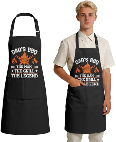 NEIUJADK Cat Lady Black Apron with Pocket, Waterproof Adjustable Apron for Cats Mom Women, Cat Lovers Gift Aprons for Chef Kitchen, Gardening, Restaurant, Barbecue, Coffee