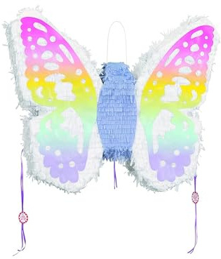 Butterfly Popout Pinata (48cm) - Colorful & Charming Design - Perfect for Parties & Celebrations - 1 Pc