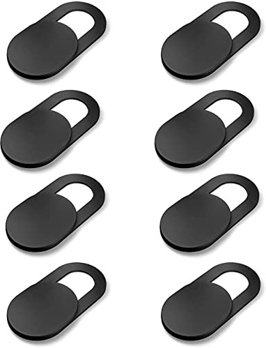 KONGMING Cache de Protection de la Webcam, Curseur de Protection de la caméra, pour Smartphones, PC, Ordinateurs, iPad (Lot de 8) - 4K UHD