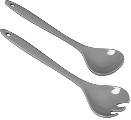 KUHN RIKON 24292 Posate da Insalata, plastica, Grigio Chiaro/Grigio