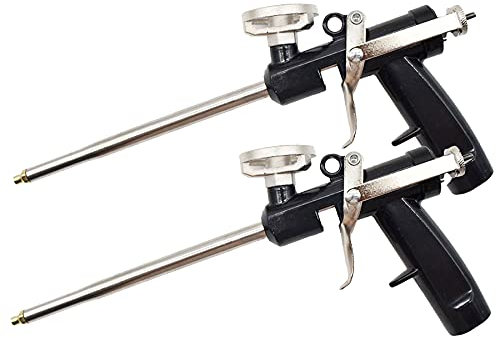 APTTOOL PU Schaumpistole 2 Stücke, Brauchen Sie keine Reineger, Bauschaumpistole, Bauschaum Pistole mit Teflon Beschichtet (PTFE), zum Abdichten, Füllen, Abdichten, für den Heim und Bürogebrauch