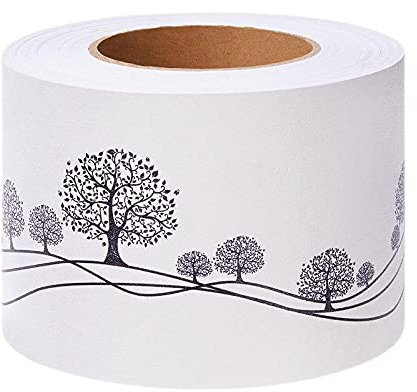 Tapetenbordüre ​selbstklebend Wüstenoase Bordüre Mädchen/Junge selbstklebend Vinyl Tapetenbordüre Wandbordüre Borte Kinderzimmer 10X1000CM