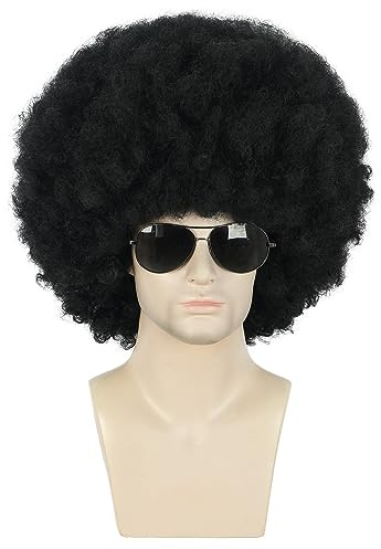 karlery Erwachsene Männer Damen Afro 70er 80er Jahre Perücke