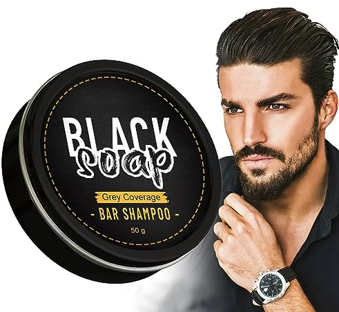 Barre De Shampooing Assombrissant Les Cheveux,Shampoing En Barre De Couverture De Savon,Savon De Couverture Des Cheveux Gris,Soap Cover Bar Savon Pour Cheveux Gris Pour Assombrir Les Cheveux