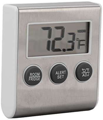 Digitales Gefrierschrankthermometer, Kühlschrankthermometer mit Kühllagerthermometer, Digitalanzeige, Temperaturspeicher