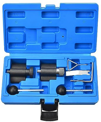 Zoomtools 7 PCS Timing Belt Tools Set, Engine Crankshaft Fixing Tool Kit Engine Timing Tool for VW 1.2 1.4 1.9 2.0 Timing Belt Tensioner Tool