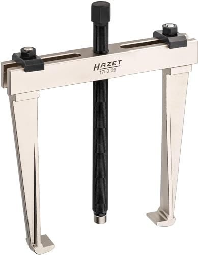 HAZET Schnellspann-Abzieher, 2-armig 1750-26, Innen- und Außenabzieher | Länge 285 mm, Spannbereich 260 mm, 4080 g, Spannbereich: 260 mm, Antrieb 260040 Zweiarmiger Abzieher,, Max. 10 t