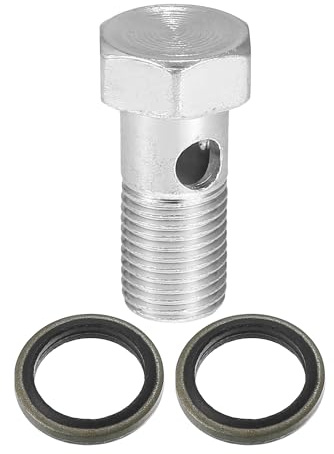 A ABSOPRO Auto Bremsleitung Adapter 1,46 Länge M14x1.5 Hohlschraube