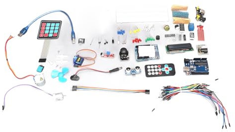 Starter-Kit für R3, Komplettes Elektronisches Komponenten-Set mit CD-Tutorial, Geeignet für Anfänger