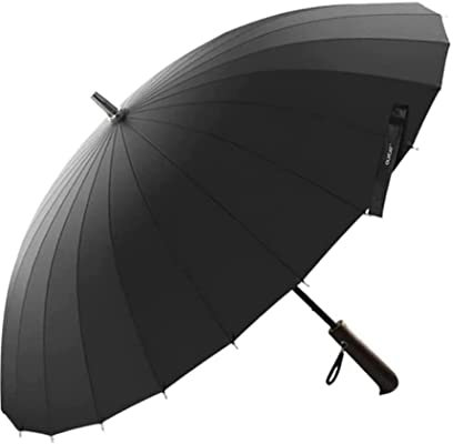 DRMEE Regenschirm Sturmfest Golfschirm, Großer Tragbarer Regenschirm, Winddicht, Automatisch Öffnender Stockschirm, Regenfester Baldachin, Belüfteter Regenschirm Umbrella Schirm(Color:Blue)