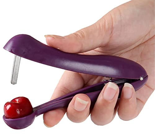 Kirschentkerner, Fruchtentkerner, tragbarer Oliven- und Kirschentkerner, multifunktionaler Fruchtentkerner für die Küche zu Hause, Kirschen, Jujube und rote Datteln