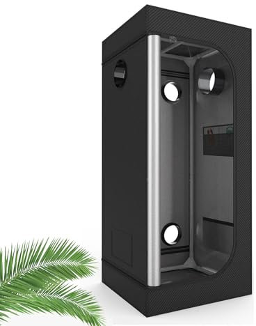 YYLDPFDC Marihuana Grow Zelt, Grow Tent mit Sichtfenster, Anzuchtzelt, Gewächszelt, Wasserdicht, Herausnehmbarer Boden, Anzuchtzelt Gewächshaus für den Zimmerpflanzenanbau 40 * 40 * 120cm