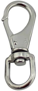 1 STÜCKE Boot Hardware Edelstahl Splitter Schwenkauge Bolzen Snap Sping Haken Clips(88mm-1pcs)