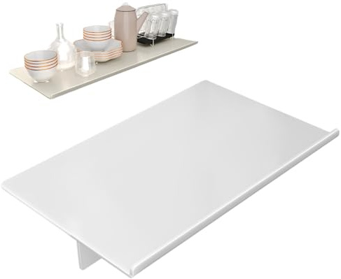 Comebachome Window Sill Extender, 16x9inch Carbon Steel Window Sill Extender Plate with Magnetic Base, Heavy-Duty Window Plant Shelf, Countertop Extension Board for Kitchen Organization