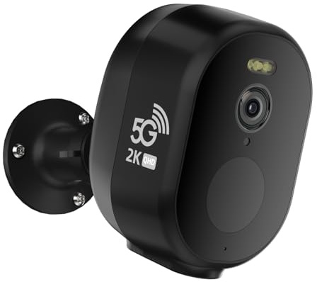 ELECCTV Security Cameras Wireless Outdoor, 2K/3MP QHD Home Security System with 130°-Wide View, Night Vision, Spotlight,IP65 Waterproof, Support Alexa,2.4GHz & 5GHz WiFi,Cloud/SD