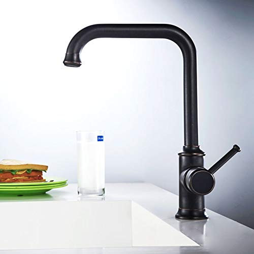 Küchen- und Badarmaturen, American New Black Bronze Kitchen Sink