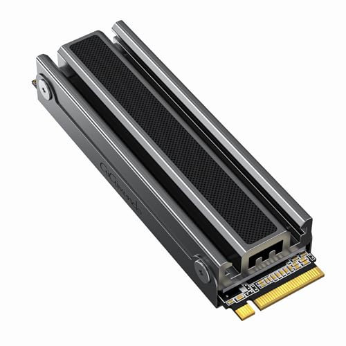GiGimundo GSC 1TB PCIe Gen4.0x4 NVMe M.2 SSD Interno PC Gaming con Disipador, 3D Nand TLC, hasta 7100 MB/s, Compatible con Desktop Computer, PlayStation 5, Ordenador de Sobremesa, Disco Duro SSD