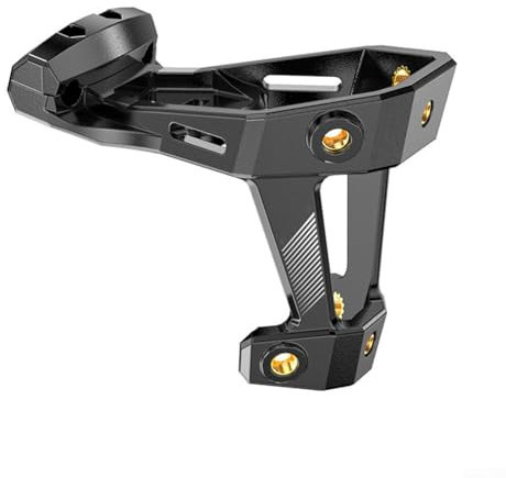 Besttoolifes Bike Water Bottle Cage Extender Lightweight PC Material MTB Cup Holder Converter Saddle Extension Dual Hydration System Black