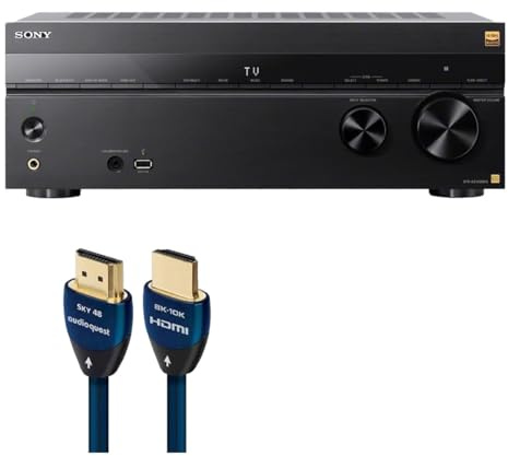 Sony STR-AZ1000ES 7.2 Channel 8K AV Receiver with AudioQuest Sky 3m HDMI Cable
