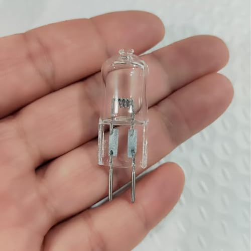 TYKGSQIP Ampoule halogène GY6.35, AC/DC 24 V, culot à double broche type JC GY6.35/G6.35, ampoule capsule blanc chaud 2700 K à intensité variable (5 pièces/24 V 75 W)