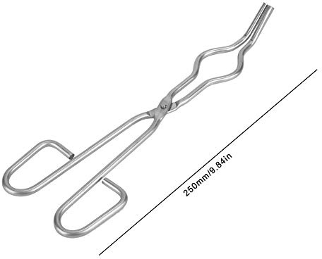 Jelquix Degeltång i Rostfritt Stål Professionell Tång med Halkfria Tassar för Laboratoriebruk 200 Mm/7,87 Tum (250 mm)