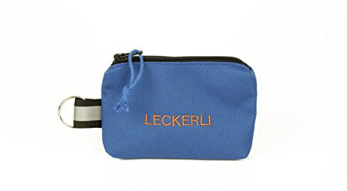ANDREAS WIPPER Mit Wunschname möglich. Futterbeutel, Leckerlibeutel, Futtertasche, Leckerlitasche, Schlüsselanhänger Leckerli Blue Edition