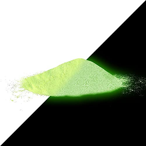 lumentics Premium Glitzer-Leuchtpulver - 50g - neon Farbe - leuchtet im Dunkeln - glitzert am Tag - nachleuchtend - phosphoreszierend - fluoreszierend - UV Pigmente - für Jeden geeignet