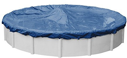 Pool Mate 4730-4-PM Commercial-Grade Rip-Shield Winter Round Above-Ground Pool Cover, 30-ft, Dazzling Blue