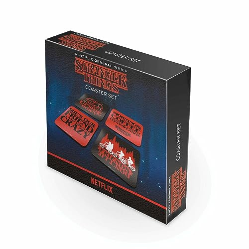 Stranger Things CSP0025 Untersetzer aus Kork, 4 Stück