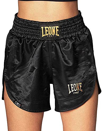 LEONE 1947, Short Kick-Thaï, Femme, Noir, L, ABE21