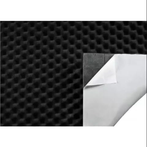 Pannello Spugna Fonoassorbente Insonorizzante Adesivo Bugnato 50x100 da 30/40mm (40 MM)