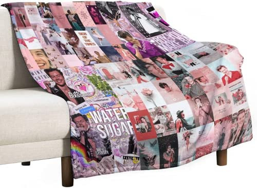 HEYBIG Kuscheldecken 150x200,Weiche Flauschige Plüsch Decke Flanell Decke,Kuscheldecke Mit Jungen Idol Gruppe Motiv, TV-Decken,Kinder Geschenk (B,150 x 200 cm)