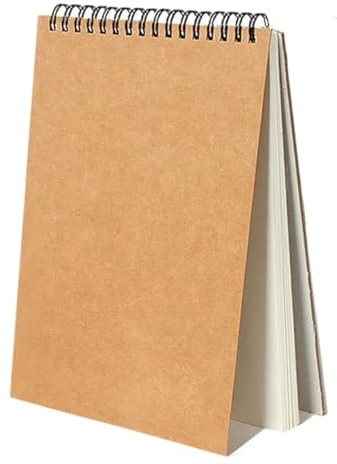 A3 Sketchbook A3 Drawing Pad for Artists Sketchbook A3 Landscape Spiral Bound 160gsm 60 Pages Cartridge Paper - Hardback