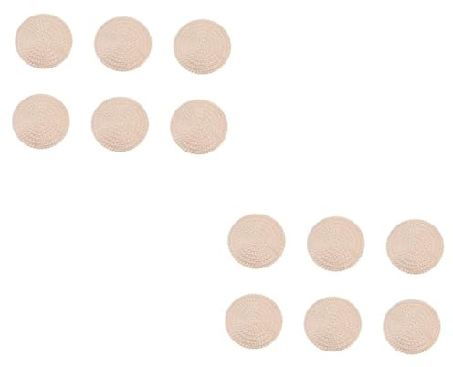 Alipis 12stücke Teiliges Kreative Matte Weizen-Design Dekorative Tischuntersetzer Für Tassen Hitzebeständige Platzmatte Vielseitig Einsetzbar Für Tischdekoration Und Anlässe